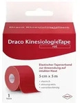 Draco Kinesiologietape 5 cmx5 m rot 1 St Verband