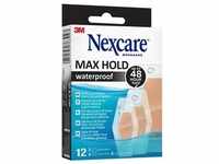 Nexcare Max Hold waterproof Pflasterstrips 3 Grö. 12 St Pflaster