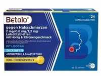 Betolo gegen Halsschm.2/0.6/1,2 mg Lut.-Tab.Hon-Zi 24 St Lutschtabletten