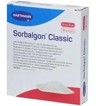 Sorbalgon Classic 5x5 cm Calciumalginat-Kompresse 10 St Verband