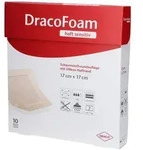Dracofoam Haft sensitiv Schaumst.Wund.17x17 cm 10 St Verband