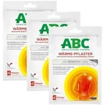 ABC W&auml;rme-Pflaster sensitive Hansaplast med 10x14 3-er Set 3x4 St Pflaster