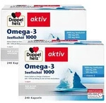 Doppelherz Omega-3 Seefisch&ouml;l 1000 Kapseln x2 2x240 St