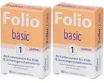 2x Folio 1 basic jodfrei Filmtabletten 2x90 St