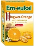 Em-Eukal Bonbons Ingwer Orange zuckerfrei Box 50 g