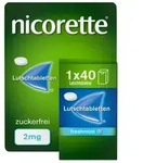Nicorette freshmint 2 mg Lutschtabletten gepresst 40 St