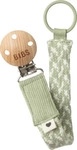 Bibs Fopspeenketting Braided Sage/Ivory 1 St Schnullerkette