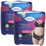 Tena Silhouette plus L black Inkontinenz Pants 2x10 St Inkontinenzslip