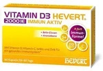 Vitamin D3 Hevert 2000 I.e. Immun Aktiv Kapseln 60 St