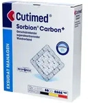 Cutimed Sorbion Carbon Wundverb.15x15 cm steril 12 St Kompressen