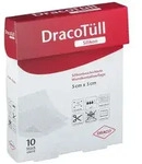 Dracot&uuml;ll Silik.5x5cm silikonbesch.Wundkont.Aufl. 10 St Verband