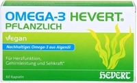 PZN-DE 19383535, Omega-3 Hevert pflanzlich Weichkapseln 60 St, Grundpreis: &euro;