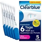 Clearblue Schwangerschaftstest fr&uuml;he Erkennung 5 St Test