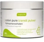 Nupure colon pure transit pulver flohsamenschalen 180 g Pulver