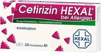 PZN-DE 01830152, Cetirizin Hexal Filmtabletten bei Allergien 20 St, Grundpreis: