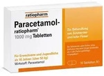 PARACETAMOL-ratiopharm 1.000 mg Tabletten 10 St