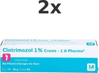 PZN-DE 02408998, 1 A Pharma Clotrimazol 1% Creme-1A Pharma 20 g Creme, Grundpreis: