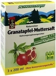 PZN-DE 03502831, Schoenenberger Granatapfel Muttersaft SCH Bio 3x200 ml Saft,