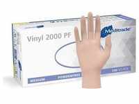 Meditrade Vinyl 2000 PF Einmalhandschuhe aus 100 St Handschuhe