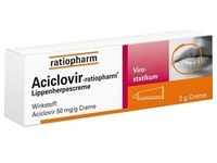 ACICLOVIR-ratiopharm Lippenherpescreme 2 g Creme