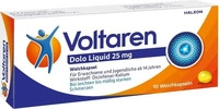 PZN-DE 05023922, Voltaren Dolo Liquid 25 mg Weichkapseln 10 St, Grundpreis: &euro;