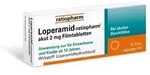 LOPERAMID-ratiopharm akut 2 mg Filmtabletten 10 St