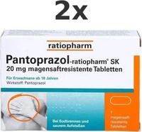 PZN-DE 05520833, PANTOPRAZOL-ratiopharm SK 20 mg magensaftres.Tabl. 7 St Tabletten