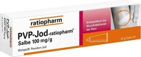 PZN-DE 07260425, PVP-JOD-ratiopharm Salbe 25 g, Grundpreis: &euro; 156,- / kg