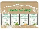 Saunen mit Spa&szlig; 4 versch.Sorten Konzentrat 4x50 ml