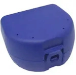 Prothesen Zahnspangenbox universal dunkelblau 1 St Box