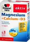 PZN-DE 01922316, Doppelherz aktiv Doppelherz Magnesium+Calcium+D3 Tabletten 40 St,
