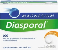 PZN-DE 07274344, Magnesium Diasporal 100 Lutschtabletten St, Grundpreis: &euro;...