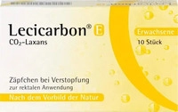 PZN-DE 04018681, Lecicarbon E CO2 Laxans Erwachsenensuppositorien 10 St