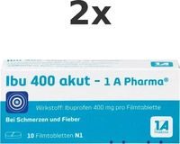 PZN-DE 02013194, 1 A Pharma IBU 400 akut-1A Pharma Filmtabletten 10 St, Grundpreis: