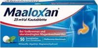 PZN-DE 01423599, Maaloxan 25 mVal Kautabletten 50 St, Grundpreis: &euro; 0,23 /