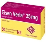 Eisen Verla 35 mg &uuml;berzogene Tabletten 50 St &Uuml;berzogene