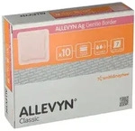 Allevyn Ag Gentle Border 17,5x17,5 cm Wundverband 10 St Verband