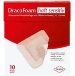 Dracofoam Haft sensitiv Schaumst.Wund.10x10 cm 10 St Verband