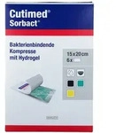 Cutimed Sorbact Gel Kompressen 15x20 cm 6 St