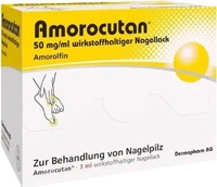 PZN-DE 10050536, Amorocutan 50 mg/ml wirkstoffhaltiger Nagellack 3 ml