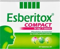 PZN-DE 10014351, Esberitox Compact Tabletten 20 St, Grundpreis: &euro; 0,48 / St&uuml;ck