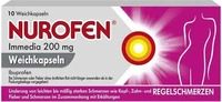 PZN-DE 00146519, Nurofen Immedia 200 mg Weichkapseln 10 St, Grundpreis: &euro; 0,34 /