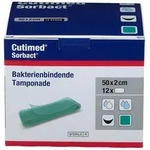 Cutimed Sorbact Tamponaden 2x50 cm 12 St