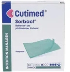Cutimed Sorbact Kompressen 7x9 cm 6 St