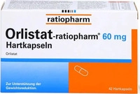 PZN-DE 08845398, ORLISTAT-ratiopharm 60 mg Hartkapseln 42 St Kapseln,...