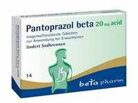 Pantoprazol beta 20 mg acid magensaftres.Tabletten 14 St Tabletten magensaftresistent