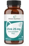 Zink 25 mg Immunsystem Plus hochdosiert+vegan Kps. 120 St Kapseln