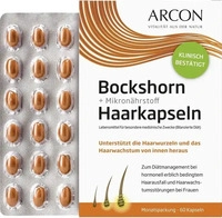PZN-DE 05010552, ARCON BOCKSHORN+Mikron&auml;hrstoff Haarkapseln Tisane plus 60 St