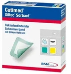 Cutimed Siltec Sorbact B PU-Verb.10x22,5cm 12 St Kompressen