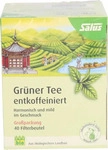 PZN-DE 06706066, Gruener TEE Entkoffe Salus Bio 40 St Filterbeutel, Grundpreis: